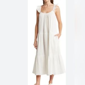 RDI Ruffle Sleeve Tiered Dress